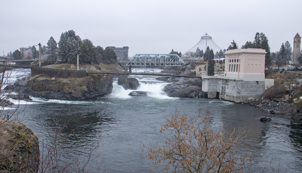 Photograph of local Spokane River